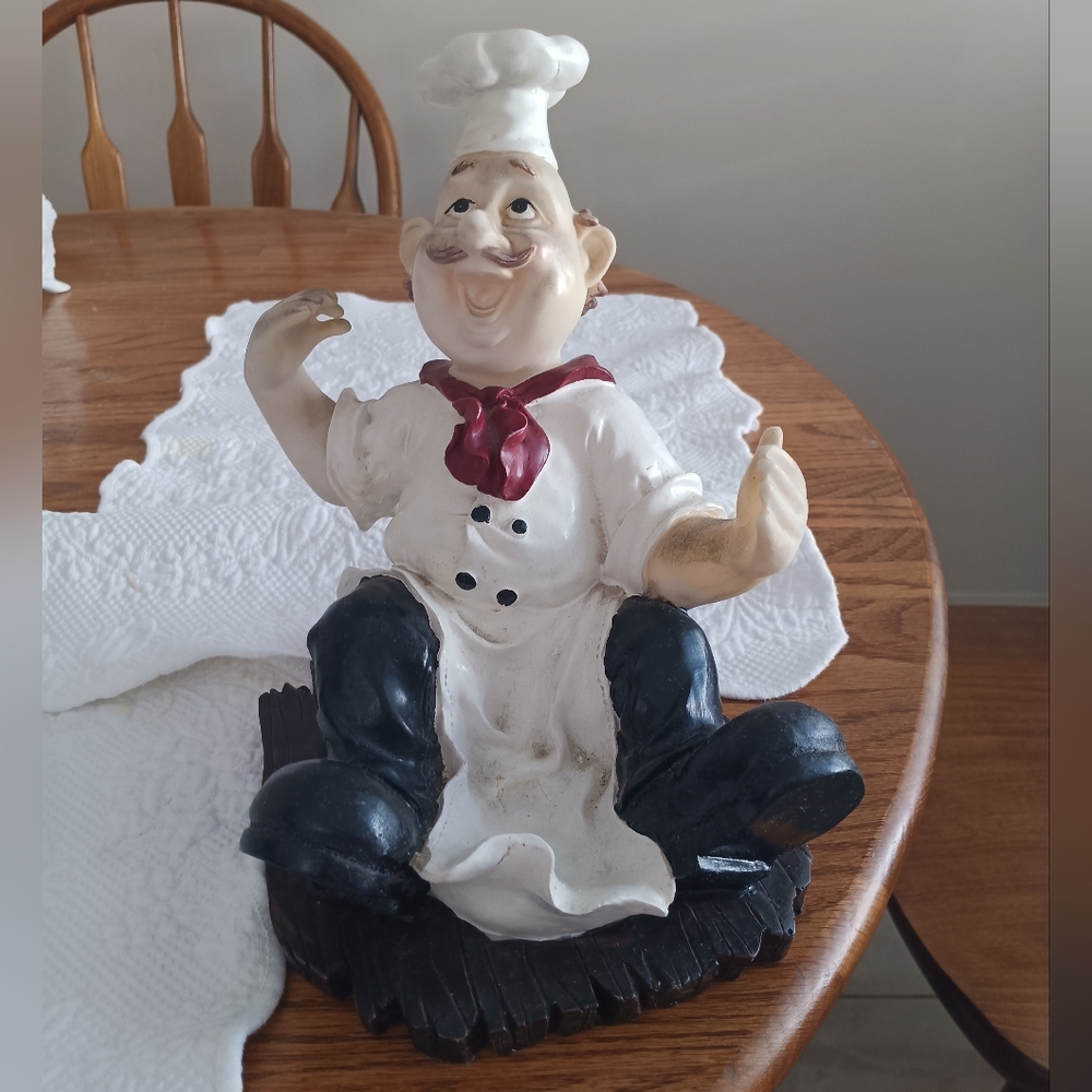 Italian Chef Wine Bottle Holder - Picture 6 of 6